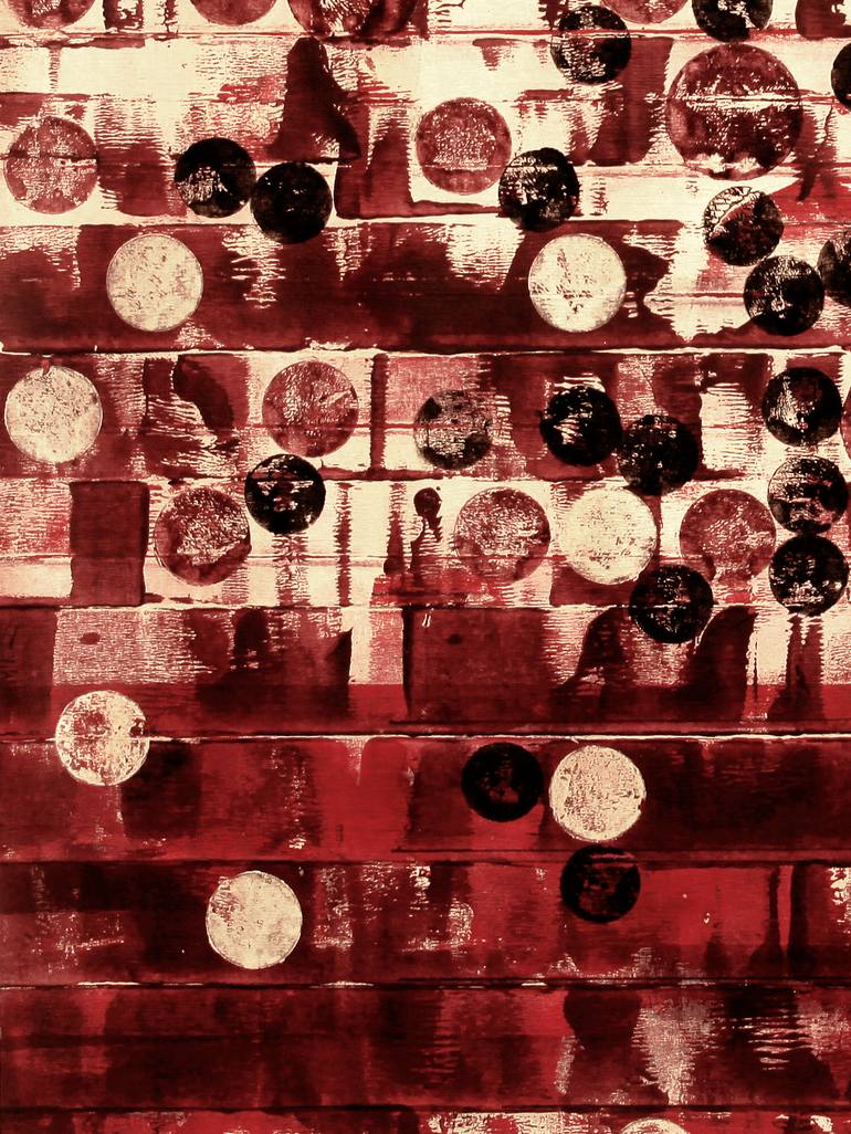 Original Abstract Expressionism Abstract Painting by Peter Strnad