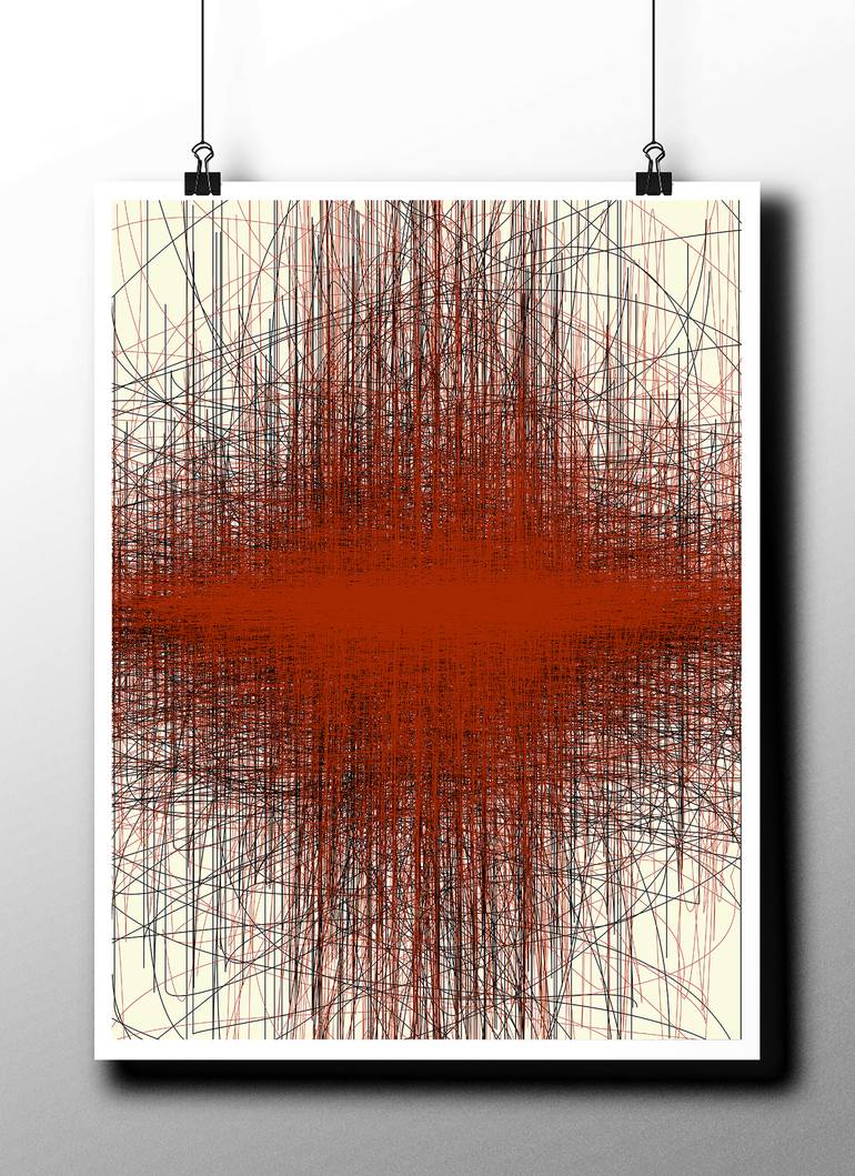 Original Abstract Expressionism Abstract Digital by Peter Strnad