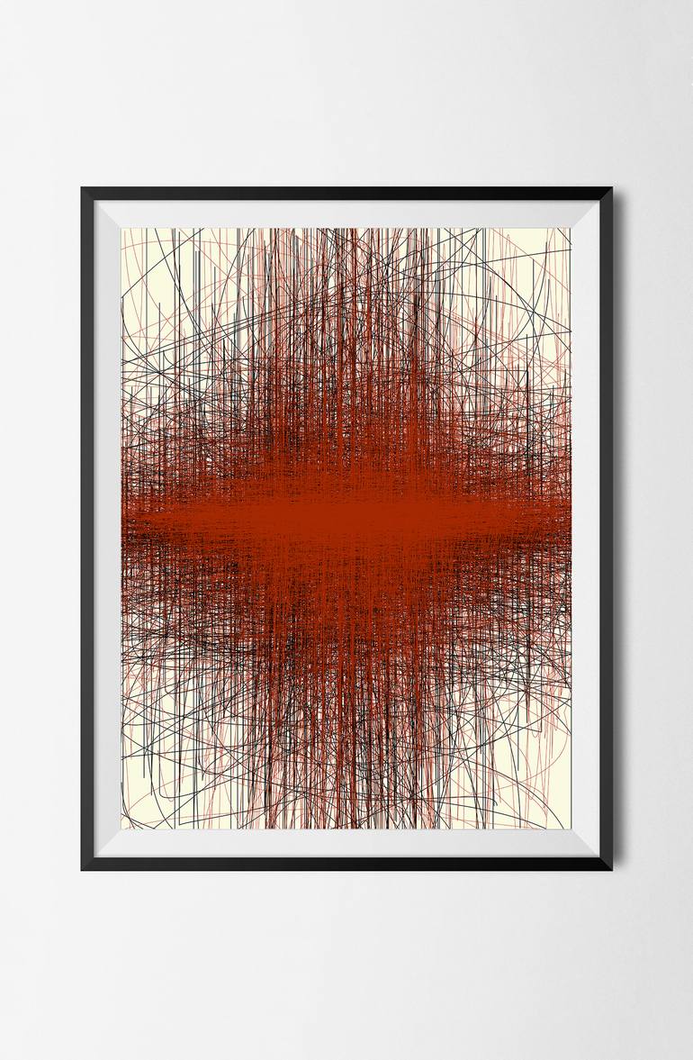 Original Abstract Expressionism Abstract Digital by Peter Strnad