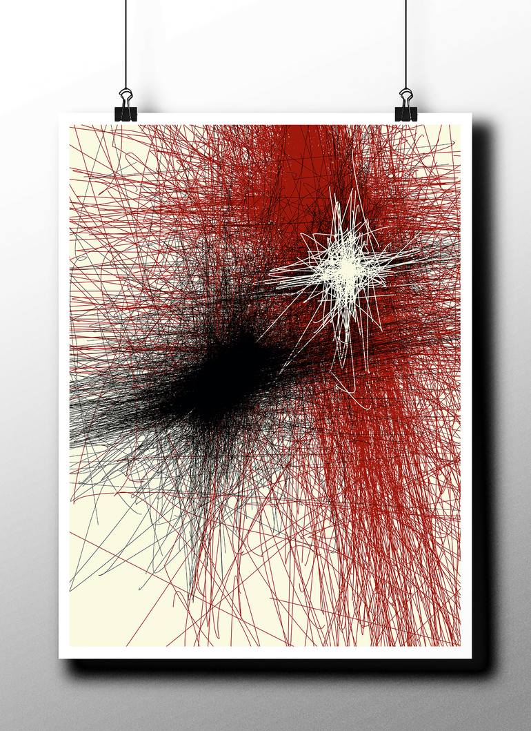 Original Abstract Expressionism Abstract Digital by Peter Strnad