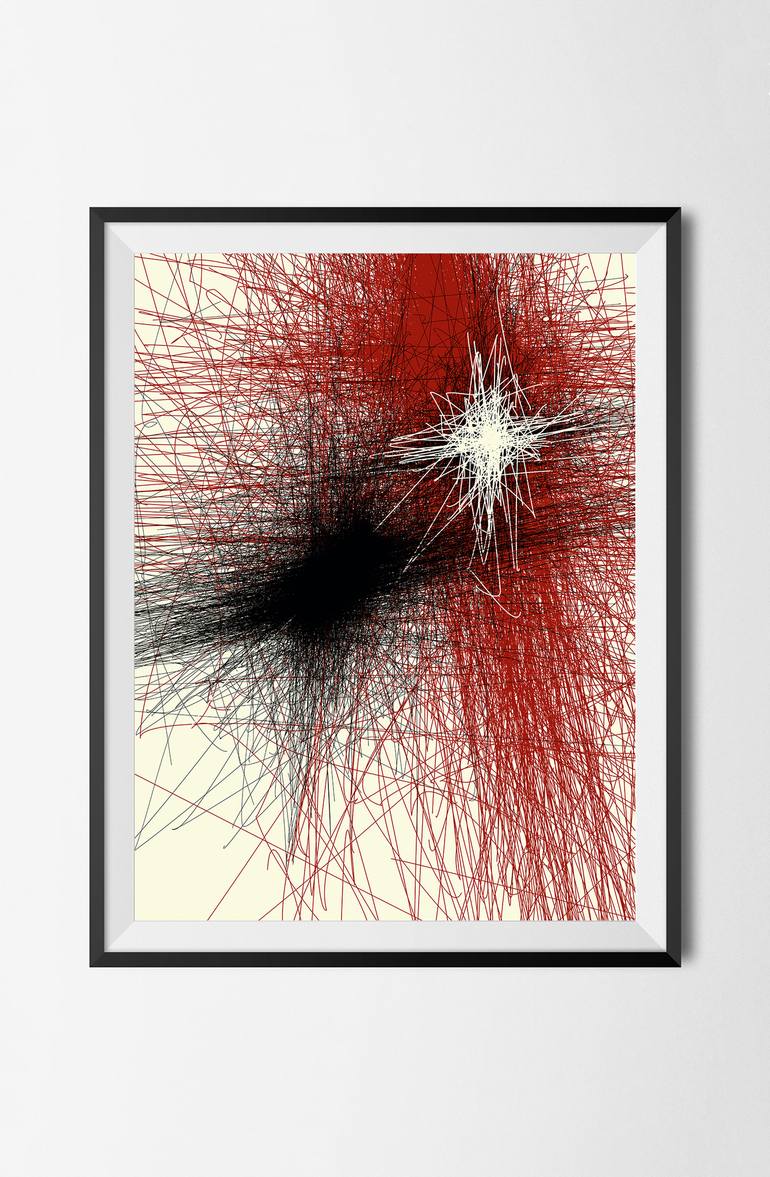 Original Abstract Expressionism Abstract Digital by Peter Strnad