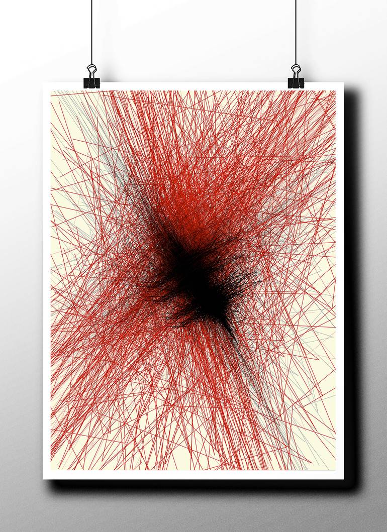 Original Abstract Expressionism Abstract Digital by Peter Strnad