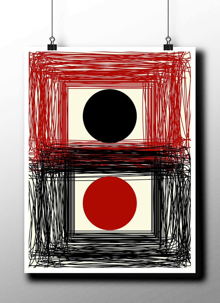 Original Abstract Digital by Peter Strnad