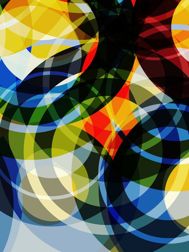 Original Abstract Digital by Peter Strnad