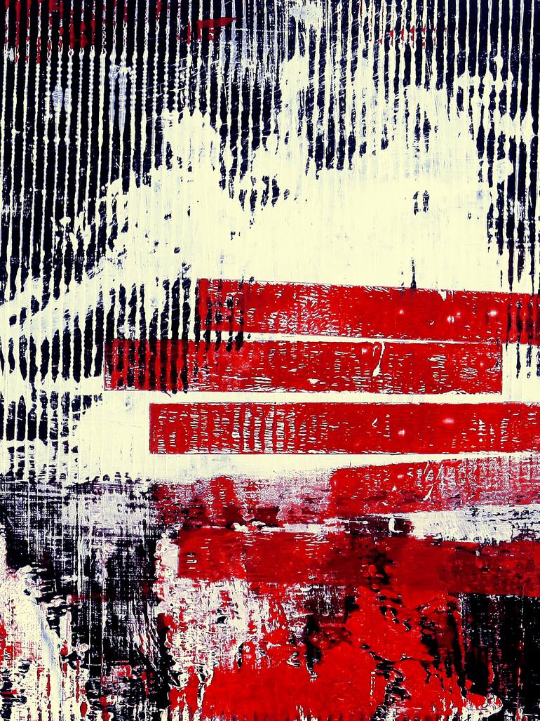 Original Abstract Expressionism Abstract Painting by Peter Strnad