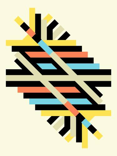 Original Modern Abstract Digital by Peter Strnad