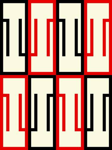 Original Minimalism Abstract Digital by Peter Strnad