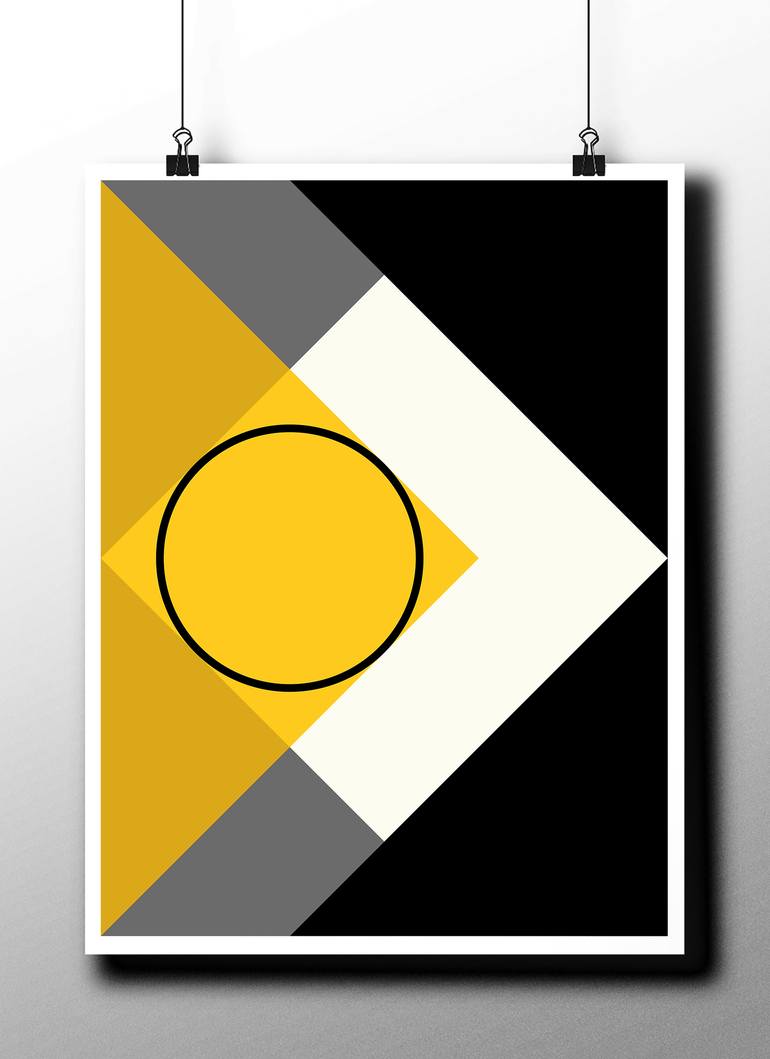 Original Minimalism Abstract Digital by Peter Strnad