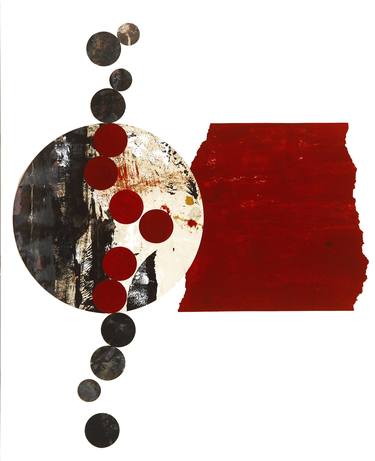 Original Modern Abstract Collage by Peter Strnad