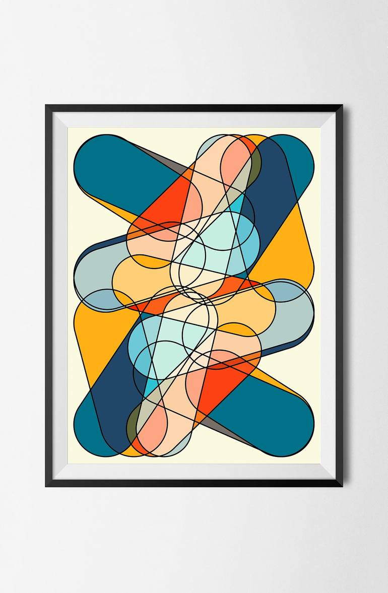 Original Modern Abstract Digital by Peter Strnad