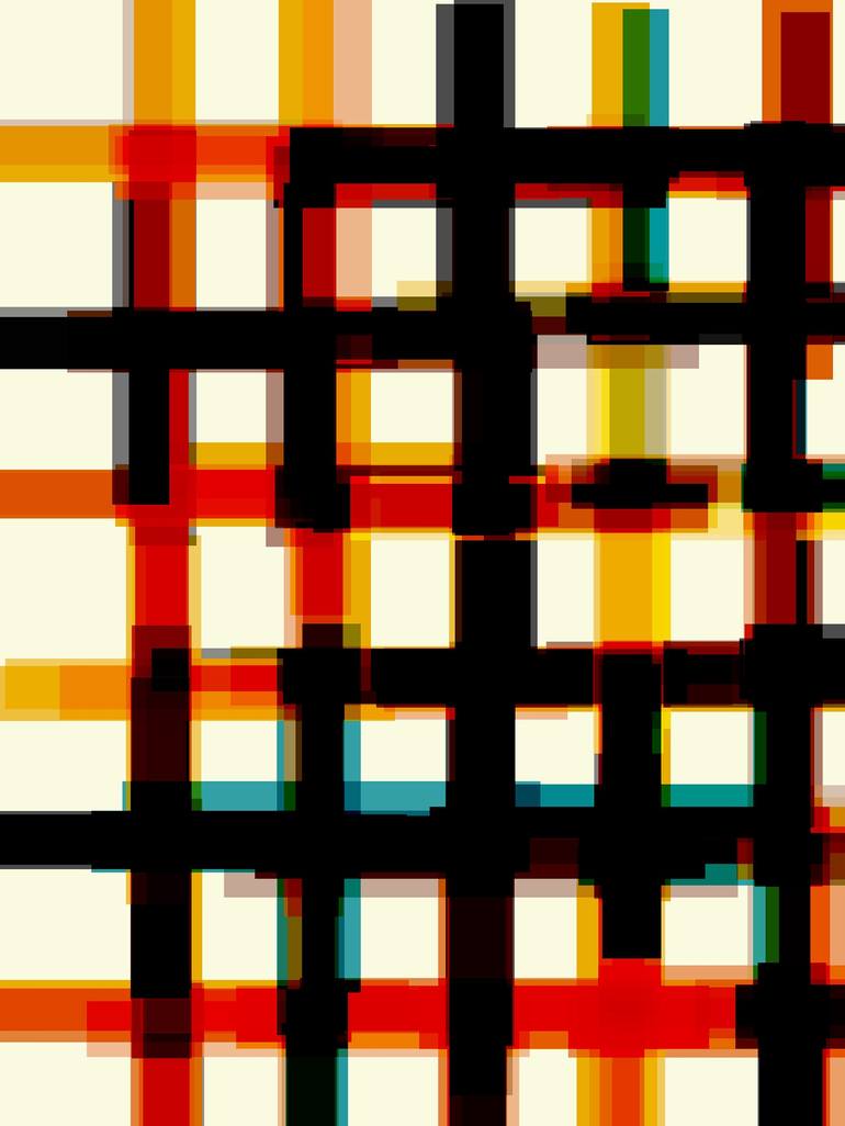 Original Minimalism Abstract Digital by Peter Strnad