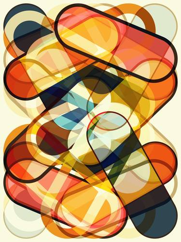 Original Abstract Digital by Peter Strnad