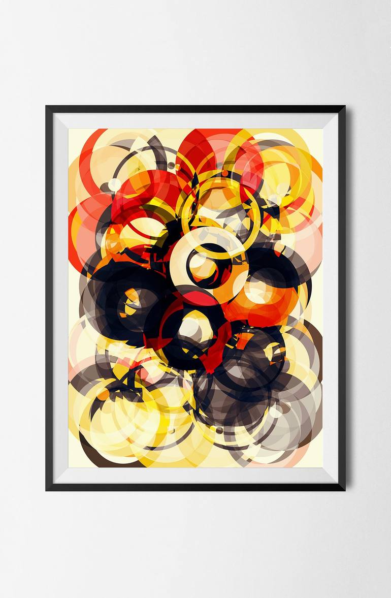 Original Modern Abstract Digital by Peter Strnad