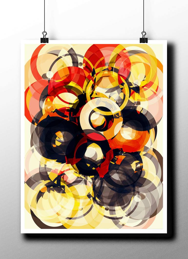 Original Modern Abstract Digital by Peter Strnad