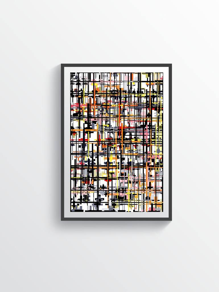 Original Modern Abstract Digital by Peter Strnad