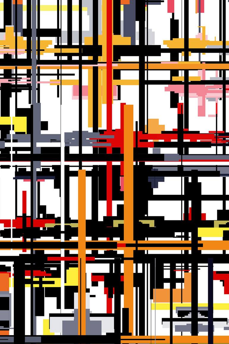 Original Abstract Digital by Peter Strnad