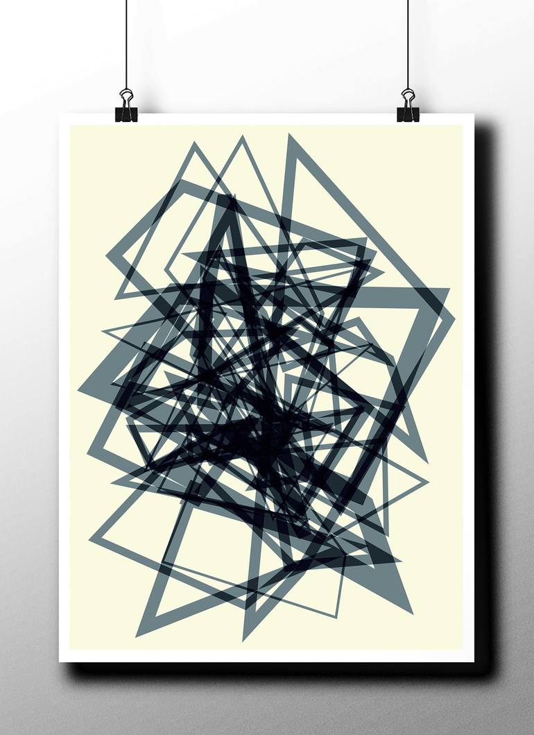 Original Modern Abstract Digital by Peter Strnad