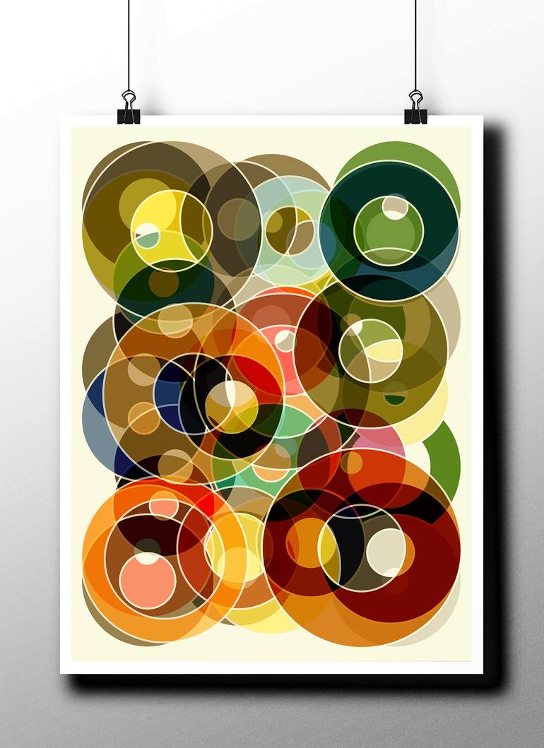 Original Modern Abstract Digital by Peter Strnad