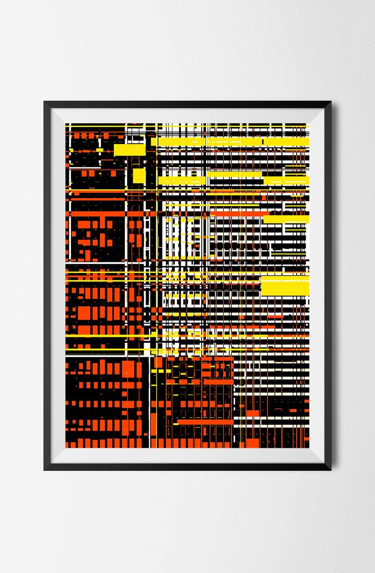 Original Modern Abstract Digital by Peter Strnad