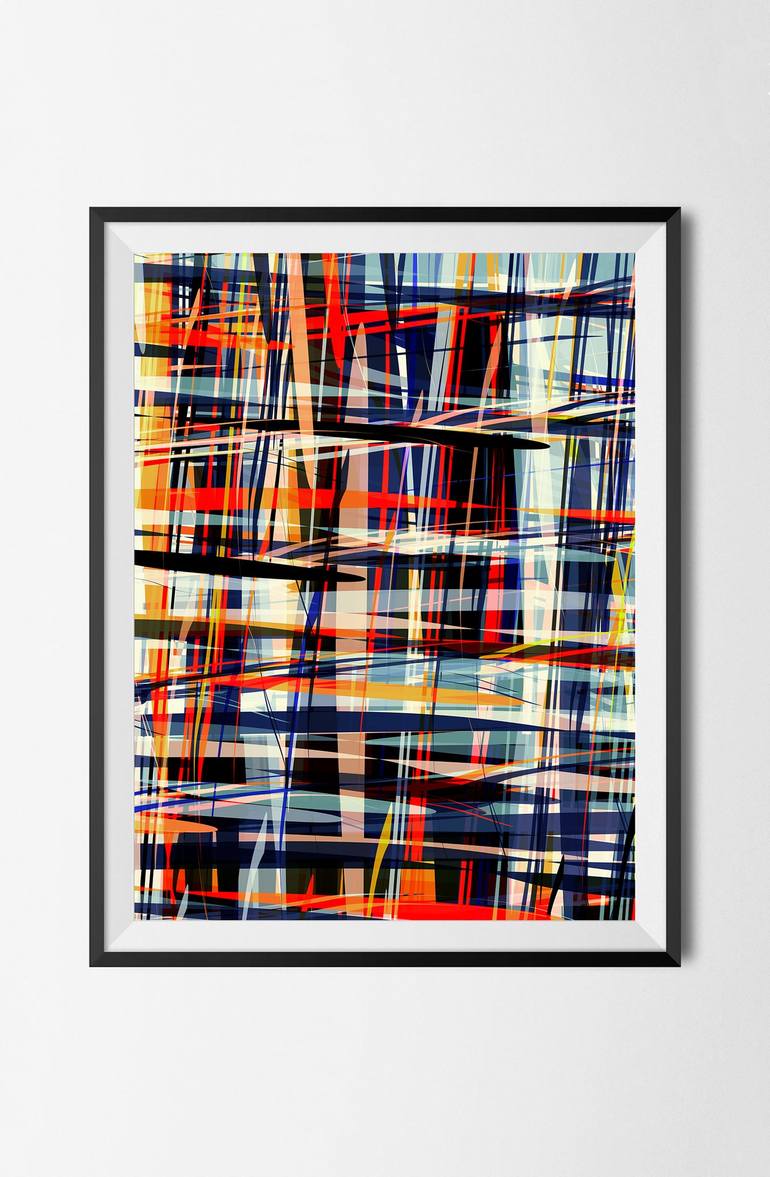 Original Abstract Digital by Peter Strnad