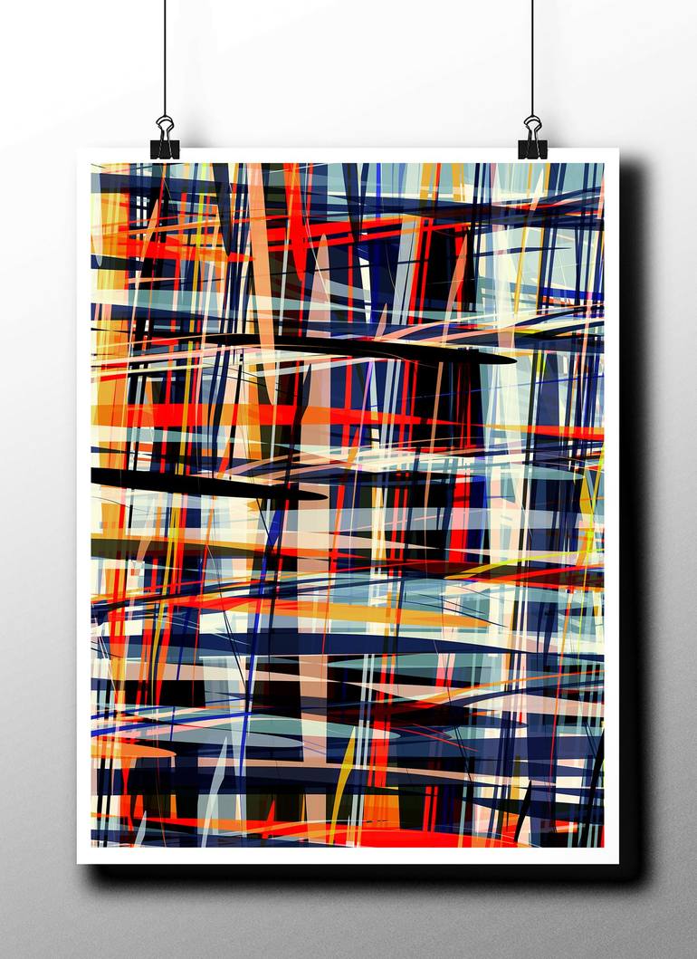 Original Abstract Digital by Peter Strnad