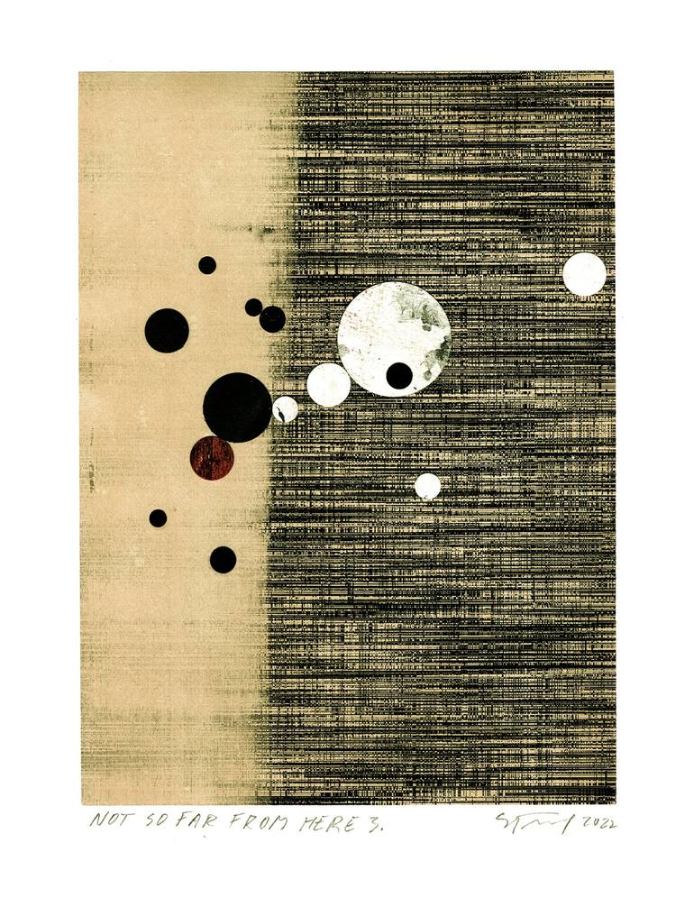 Original Modern Abstract Collage by Peter Strnad