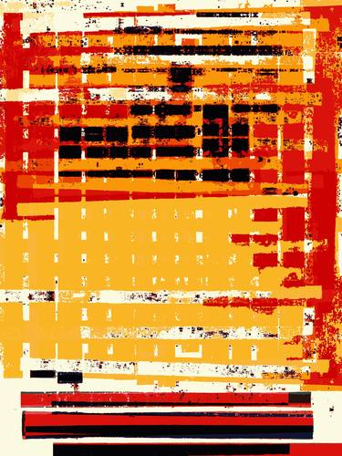 Print of Abstract Expressionism Abstract Digital by Peter Strnad