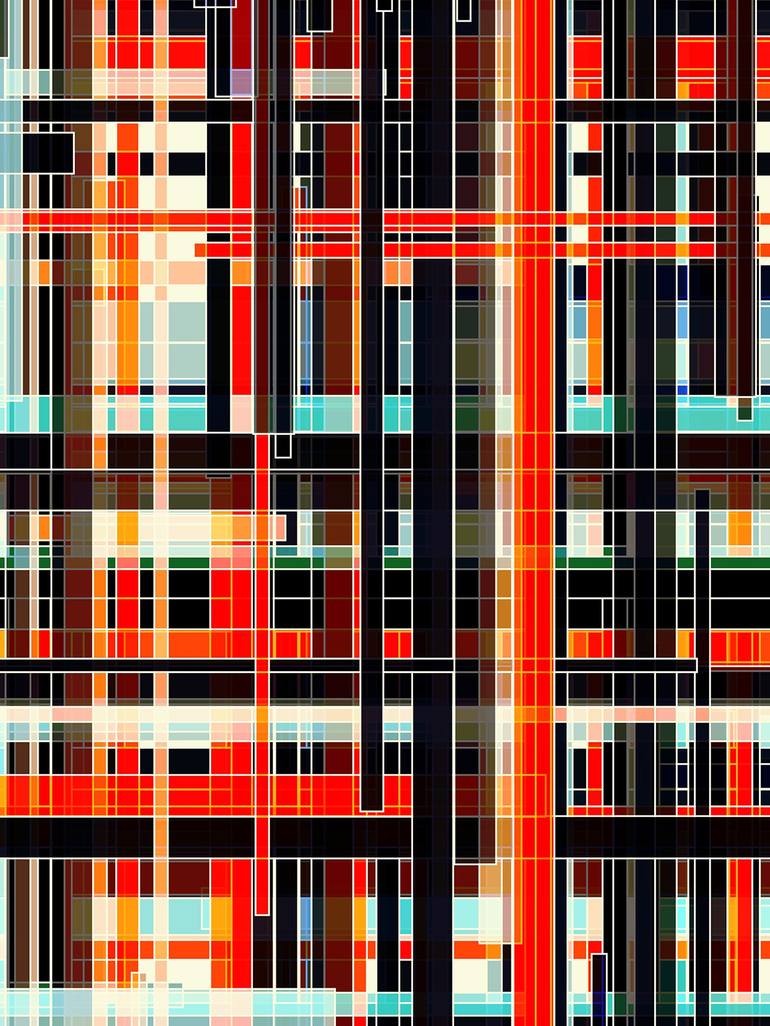 Original Modern Abstract Digital by Peter Strnad