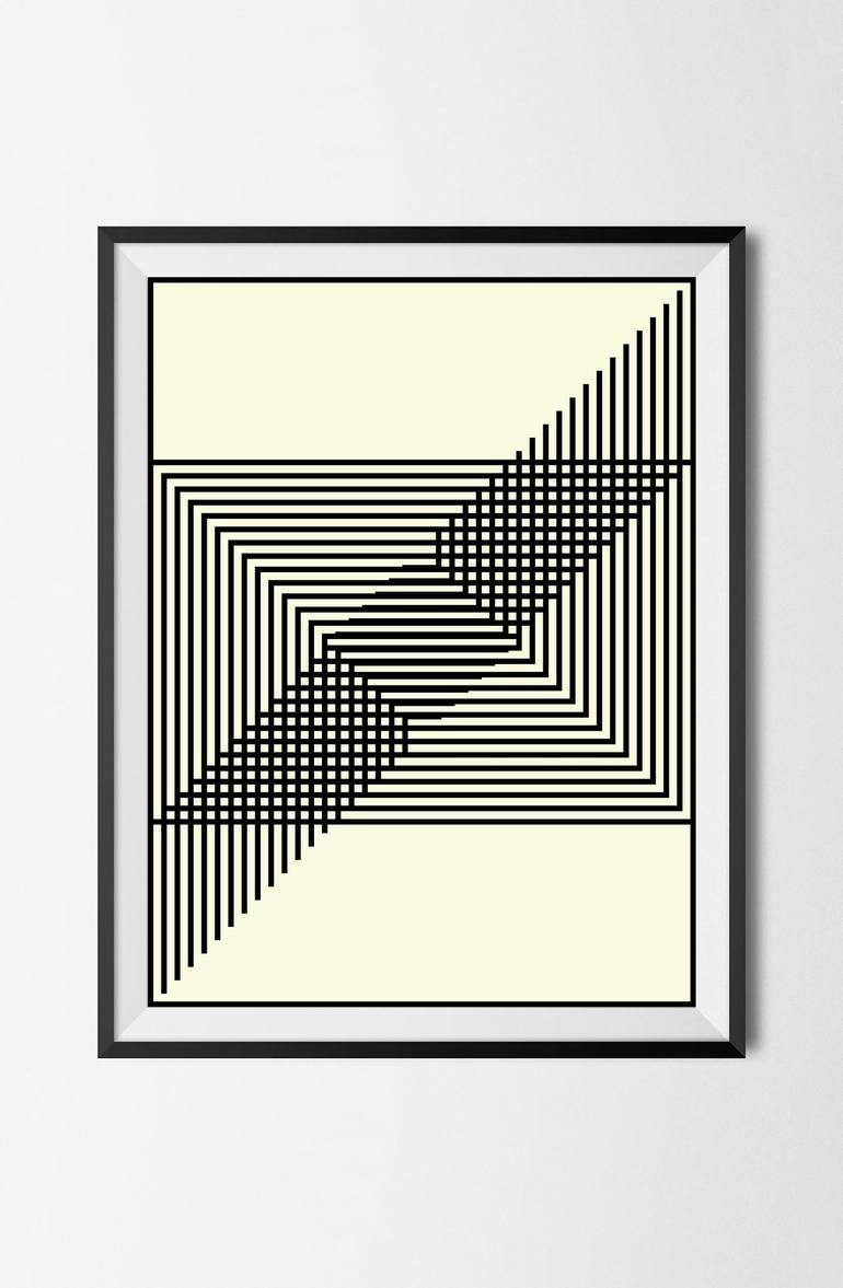 Original Minimalism Abstract Digital by Peter Strnad