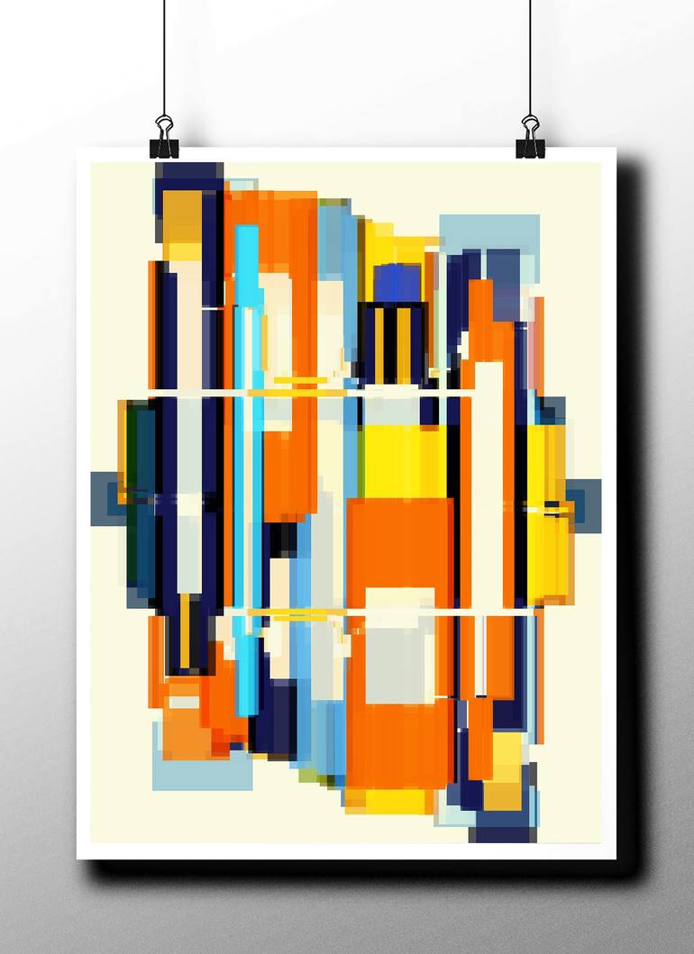 Original Modern Abstract Digital by Peter Strnad