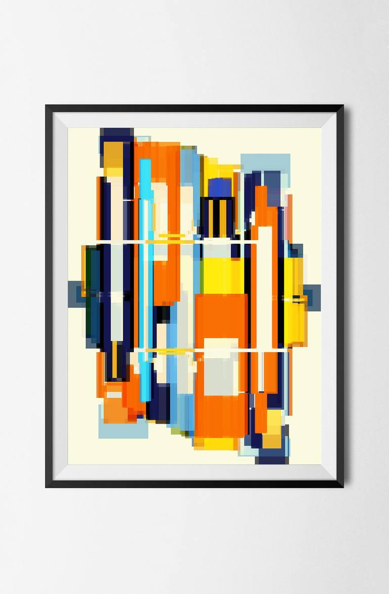 Original Modern Abstract Digital by Peter Strnad