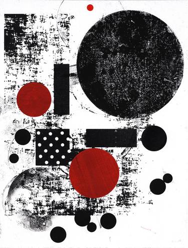 Original Modern Abstract Collage by Peter Strnad