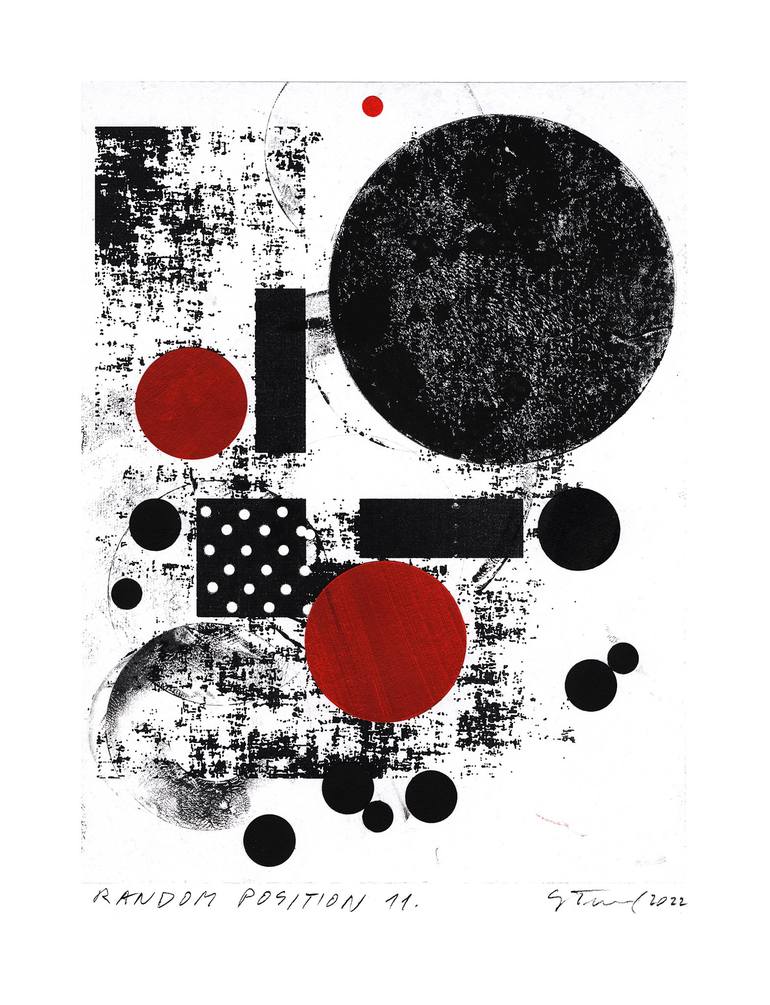 Original Modern Abstract Collage by Peter Strnad