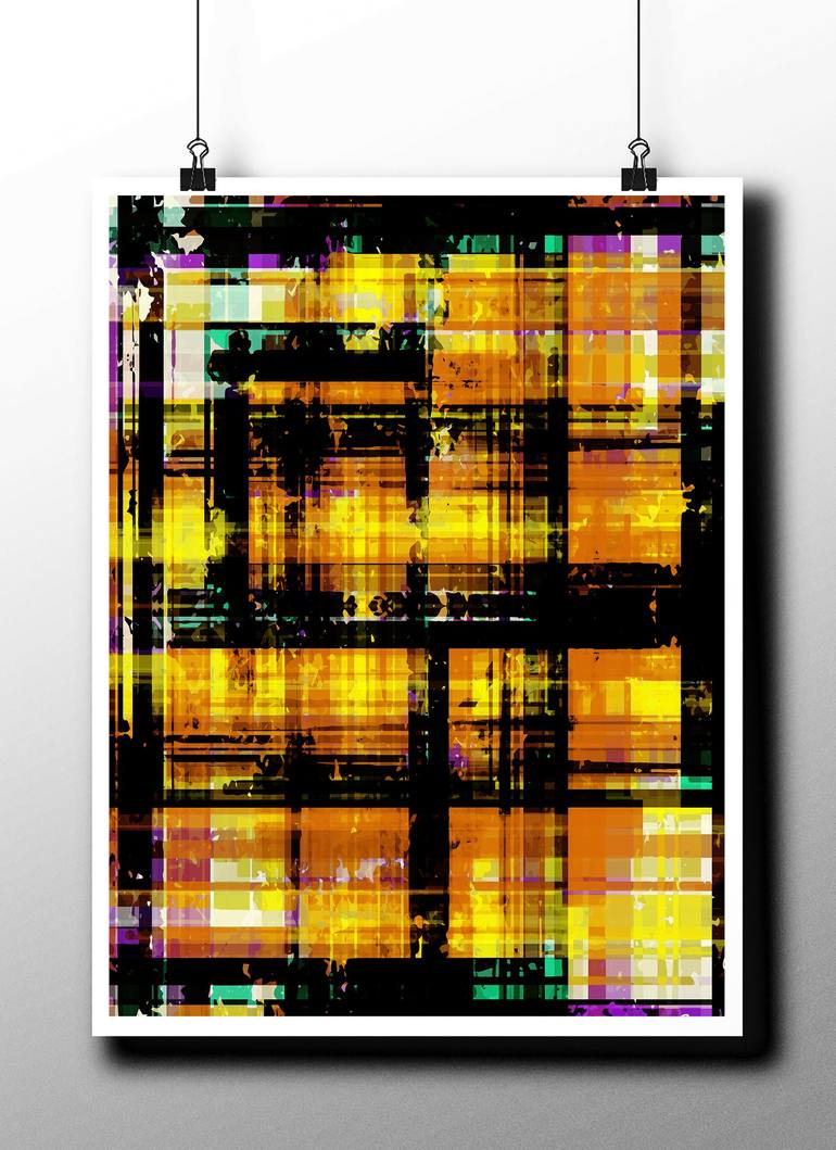 Original Abstract Expressionism Abstract Digital by Peter Strnad