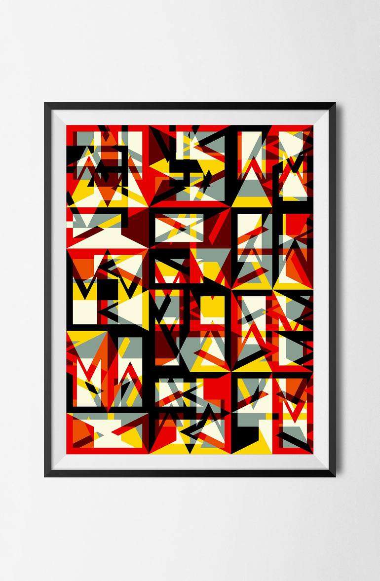 Original Modern Abstract Digital by Peter Strnad