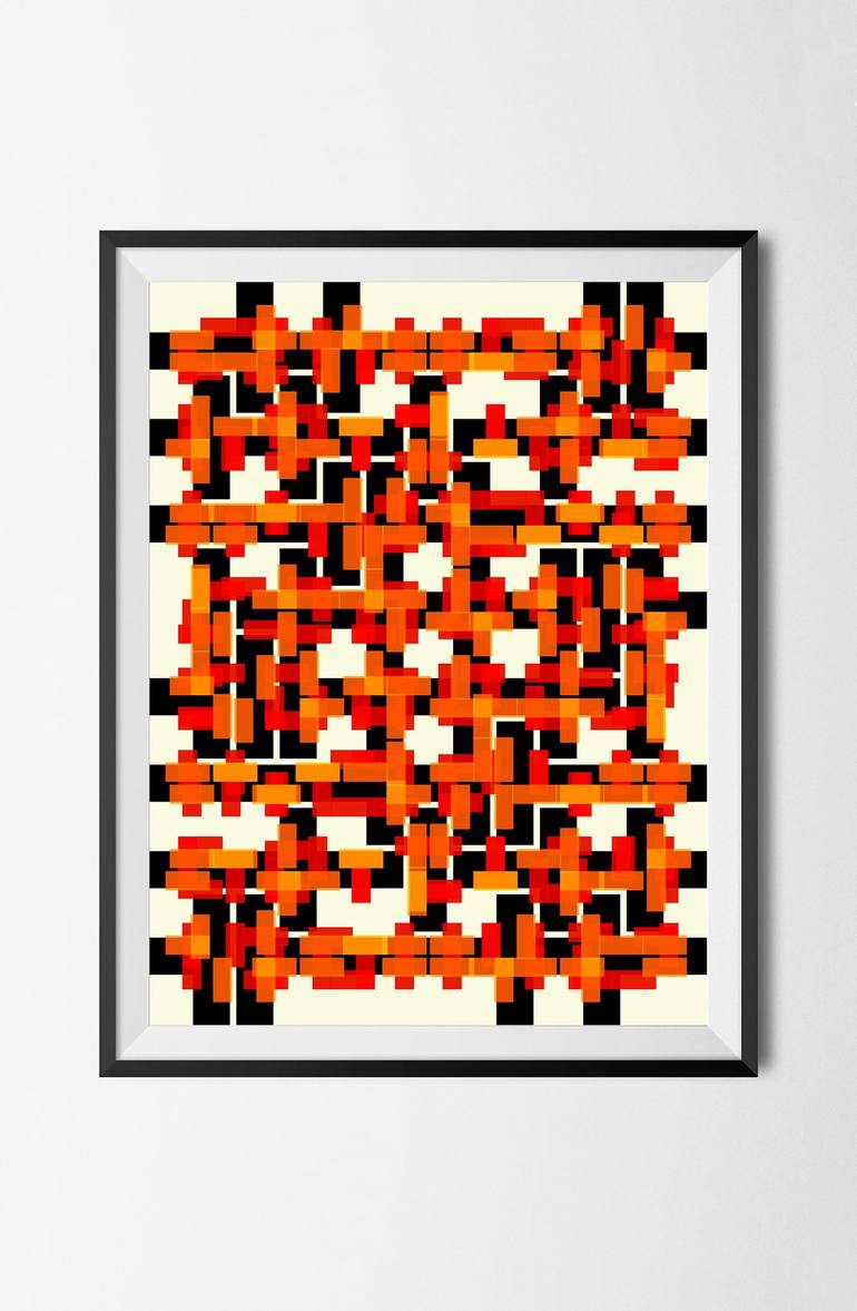 Original Modern Abstract Digital by Peter Strnad