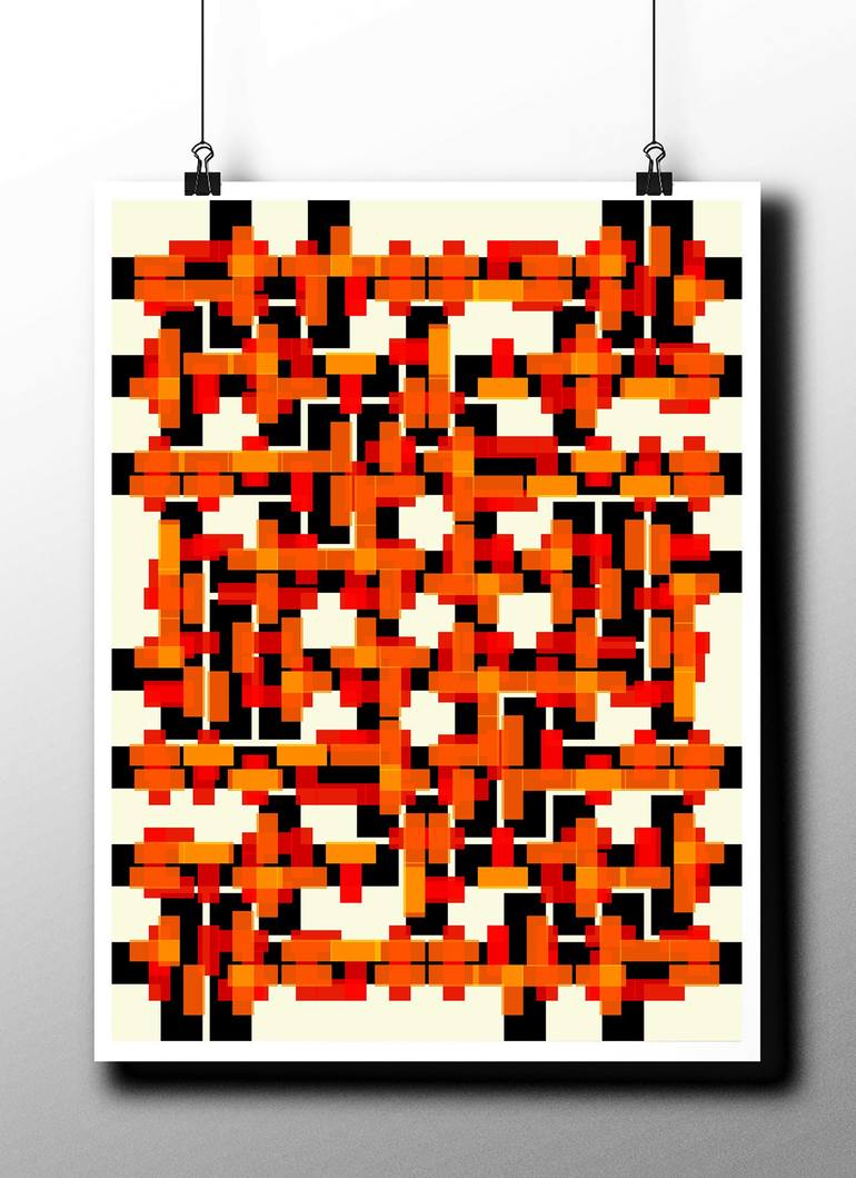 Original Modern Abstract Digital by Peter Strnad