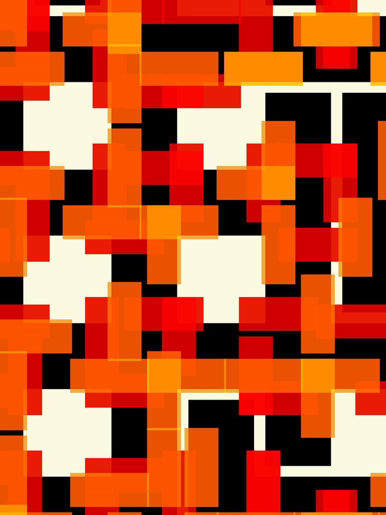 Original Modern Abstract Digital by Peter Strnad