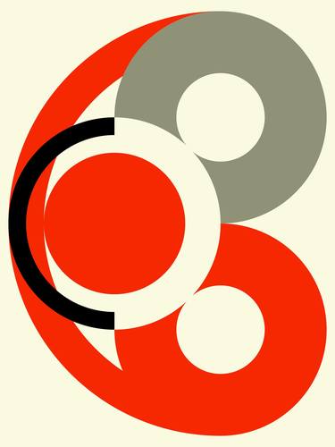 Original Minimalism Abstract Digital by Peter Strnad