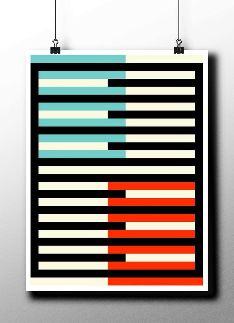 Original Minimalism Abstract Digital by Peter Strnad