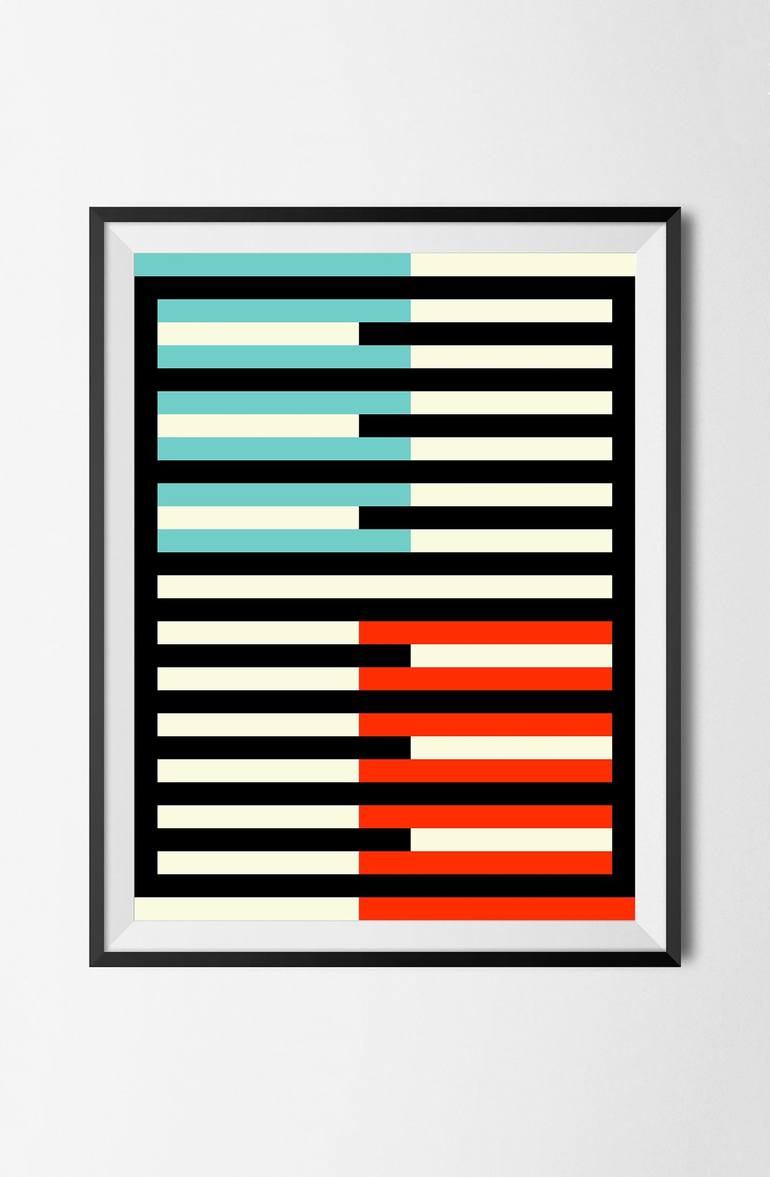 Original Minimalism Abstract Digital by Peter Strnad