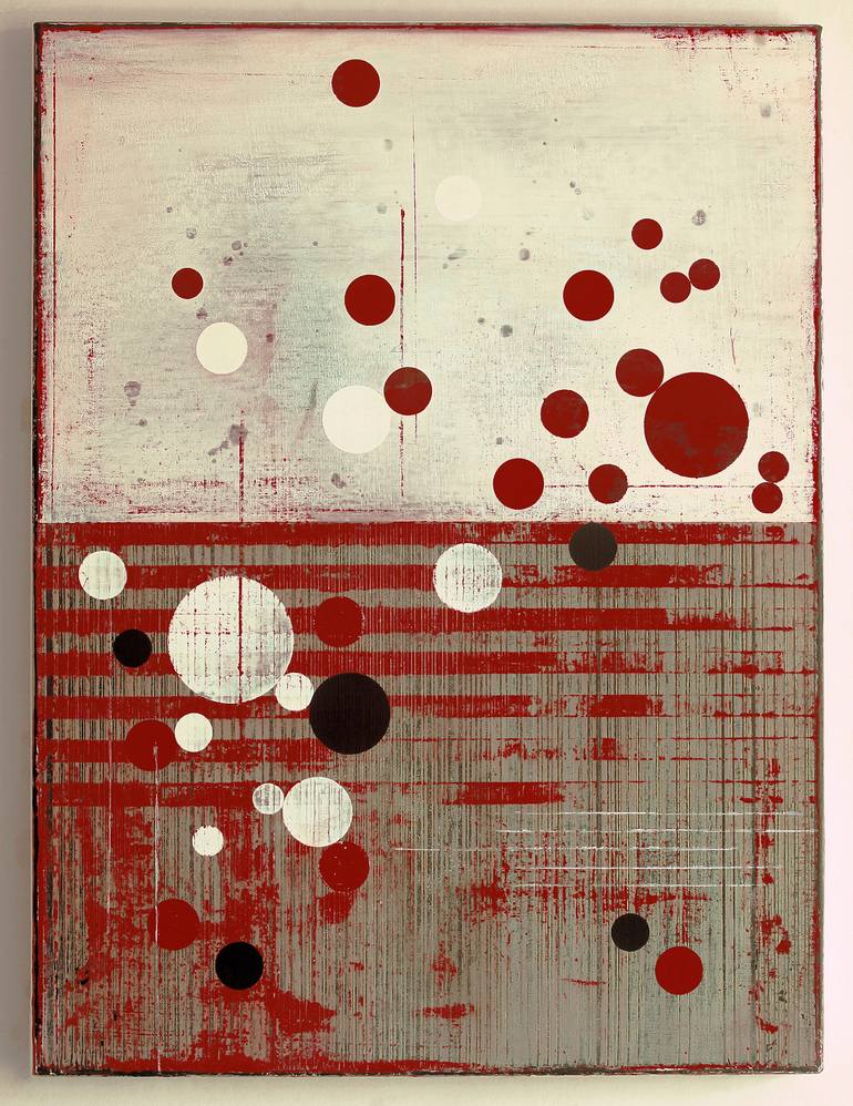 Original Modernism Abstract Painting by Peter Strnad