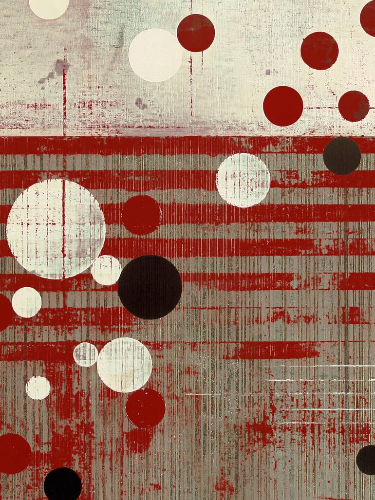 Original Modernism Abstract Painting by Peter Strnad
