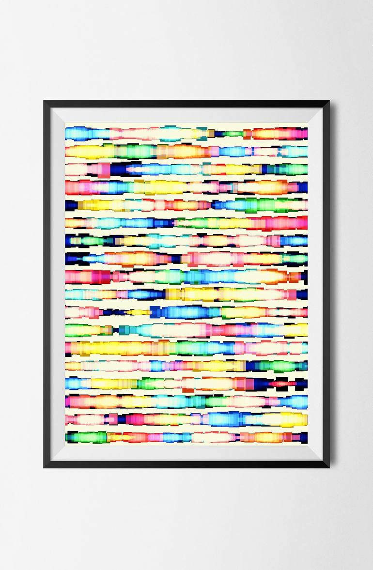 Original Contemporary Abstract Digital by Peter Strnad