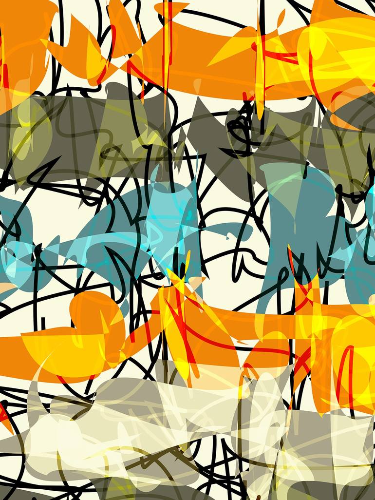 Original Abstract Digital by Peter Strnad