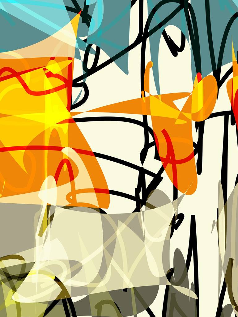 Original Abstract Digital by Peter Strnad