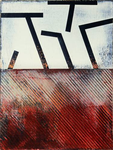 Original Conceptual Abstract Paintings by Peter Strnad