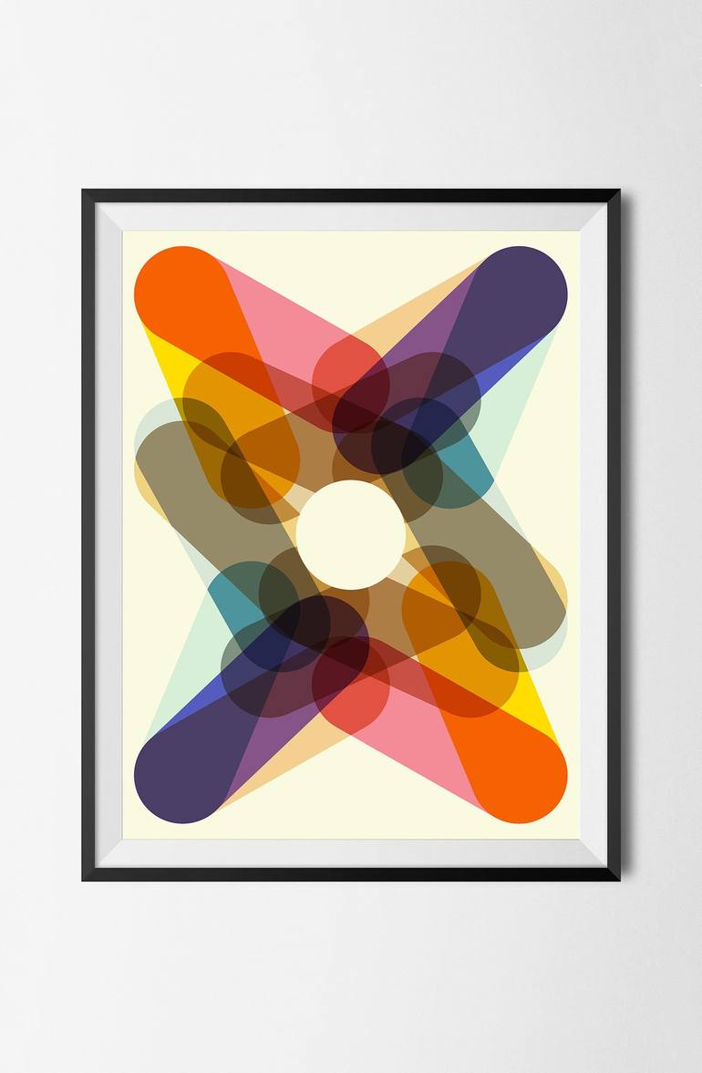 Original Contemporary Abstract Digital by Peter Strnad