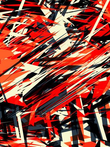 Original Abstract Expressionism Abstract Digital by Peter Strnad