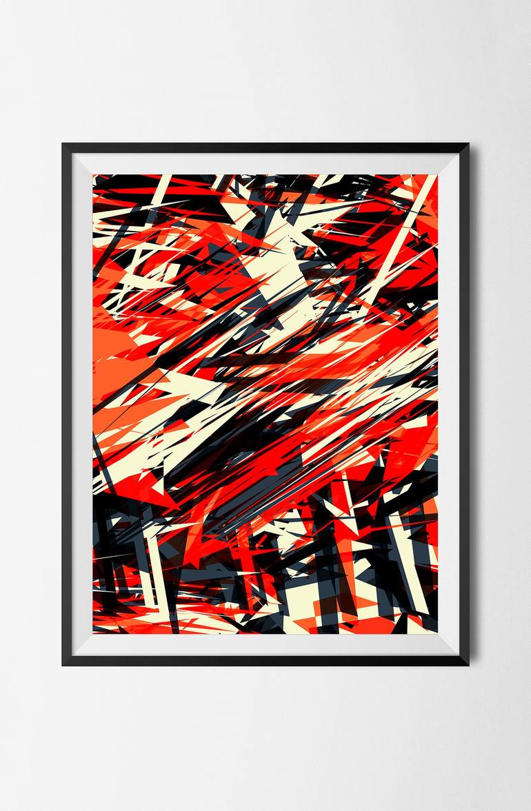 Original Abstract Expressionism Abstract Digital by Peter Strnad